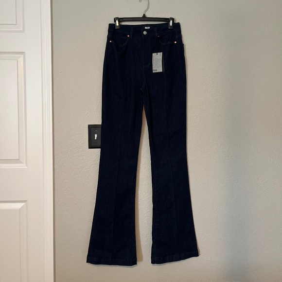 New PAIGE Iconic Flare Jean 28 - Picture 4 of 9